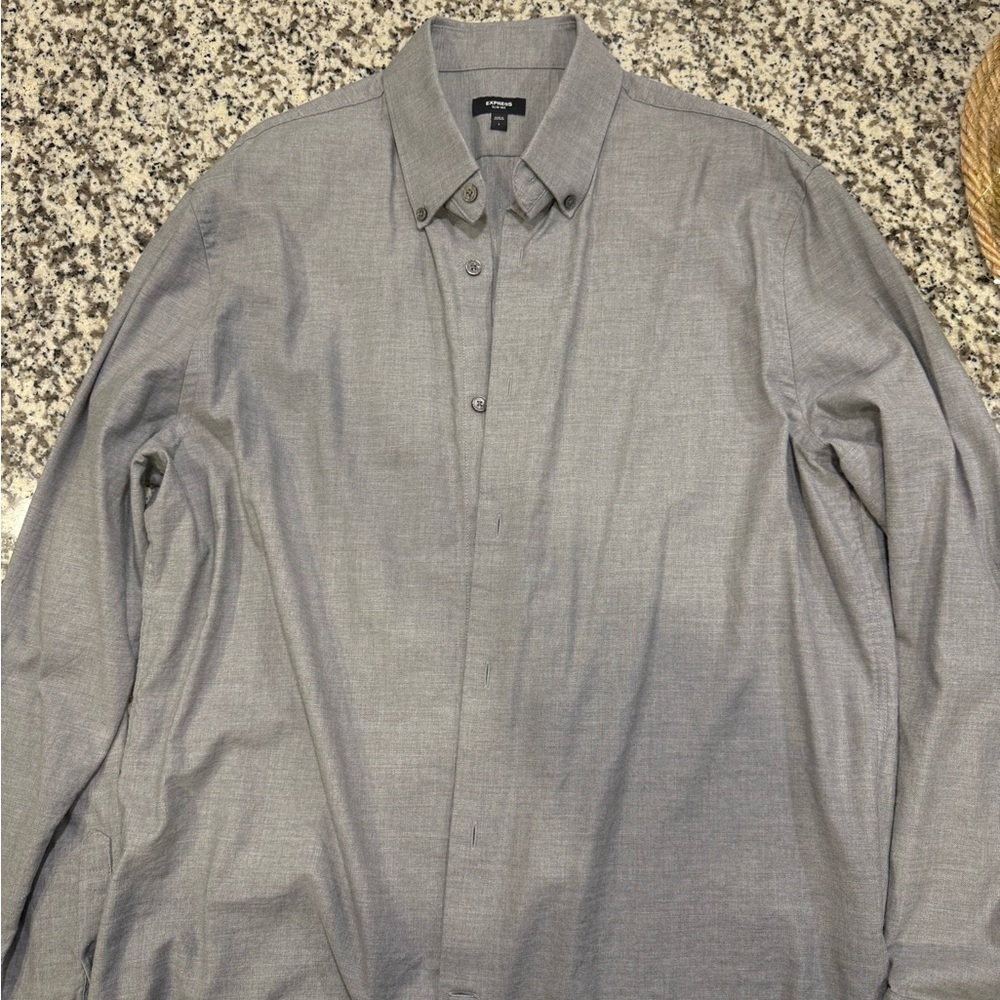 Express Gray Slim 1MX Shirt